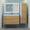 Тумба под раковину Uperwood Barsa 2937205251 подвесная, белая, дуб сонома, 90 см фото 8