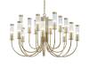 Подвесная люстра Newport 4558+4+4/C gold
