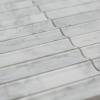 Мозаика Pixel Mosaic Венеция PIX341 Bianco Carrara Concave (3x15.1) 30.5x31.8 фото 2