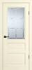 Межкомнатная дверь Profilo Porte экошпон PSU-39, остекленная, магнолия 700x2000