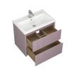 Тумба под раковину Veneciana Alterno 70 57033 пудровый матовый фото 2