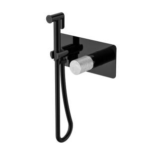 Гигиенический душ Boheme Stick 127-SGM-MR-GR Shine Gun Metal Marble Grey