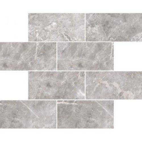 Мозаика Vitra Marmori K9466498LPR1VTE0 Кирпичная Кладка Холодный Греж (7x14) 35.5x29