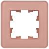 Рамка 1-постовая IEK Brite BR-M12-G-41-K97 розовый фото 5