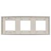 Рамка 3-постовая IEK Skandy SK-M32-M-K23 серебряный фото 2