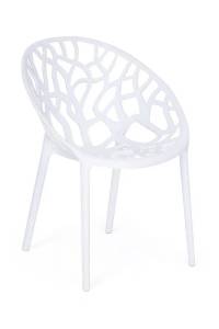 Стул Tetchair Bush (mod. 017) 11725 белый 60x58.5x80
