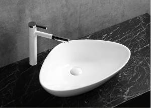 Раковина Cerutti Spa CR7025M белая, 59x39