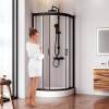 Душевой уголок AM.PM Gem W90G-401-080BT 80x80, профиль черный фото 3