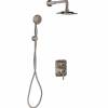 Душевой комплект Milacio Vitoria MC.105.SL серебряный, с внутренней частью