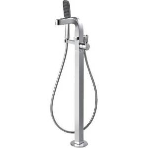 Смеситель для ванны Bravat Wave F674108C-B напольный