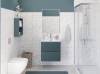 Тумба с раковиной BelBagno UNO-MINI 50 подвесная, Голубой Матовый фото 5
