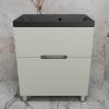 Тумба с раковиной Style Line Матис 70 напольная, олива, раковина антрацит, 82x70x45