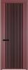 Межкомнатная дверь Profil Doors 3 AGP цвет профиля Красный антрацит, стекло безопасное 6 мм черный триплекс 600x2000