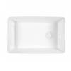 Раковина BOND Cube S67-500 накладная, прямоугольная, 51.5x33.5x11.5 см, белая глянцевая фото 6