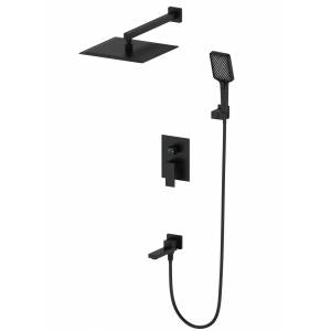 Душевой комплект Wonzon & Woghand WW-88939016-MB черный