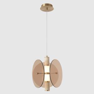 Светильник подвесной Crystal Lux Amarillo SP12W LED Brass