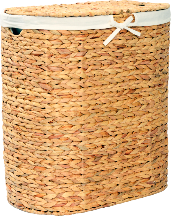 Корзина для белья Wasserkraft Dill WB-610-L светло-коричневая, большая