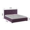 Кровать Домани Манука Н00186766 винный, с ортопедическим основанием 160x200 фото 2
