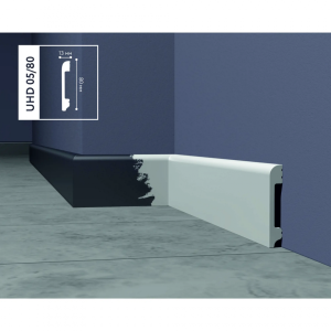 Плинтус под покраску Solid UHD05/80 2400х80х13