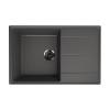 Кухонная мойка Ulgran Quartz Prima 780-09 мокрый асфальт