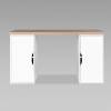 Стол письменный Гуд Лакк Ингар S01576 Дуб беленый/белый фото 2