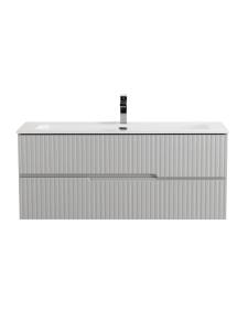 Тумба под раковину Cezares DUET-N-1200-2C-SO-GPR-P серый жемчужный, 120x45.7