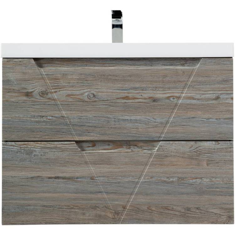 Тумба под раковину Belbagno Vittoria VITTORIA-700-2C-SO-PINO-P 70x45x57 Pino подвесная с двумя выкатными ящиками