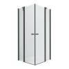 Душевое ограждение NEW TRENDY NEW SOLEO BLACK 2D 90x90x195 K-0553 (черный)