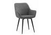 Стул на металлокаркасе Notta Флюид 642957 темно-серый (zd 995) / черный