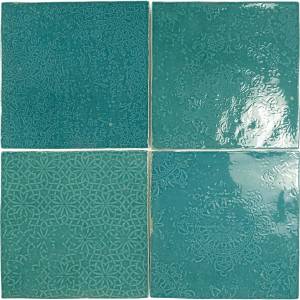 Керамическая плитка WOW Zellige 111361 Decor Turques 12.5x12.5