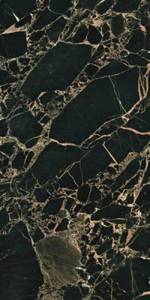 Керамогранит Casalgrande Padana Marmoker 11460398 Orange Black Lucido 60x120
