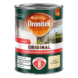 Пропитка декоративная кроющая Omnitex Original база BC 0.84 л