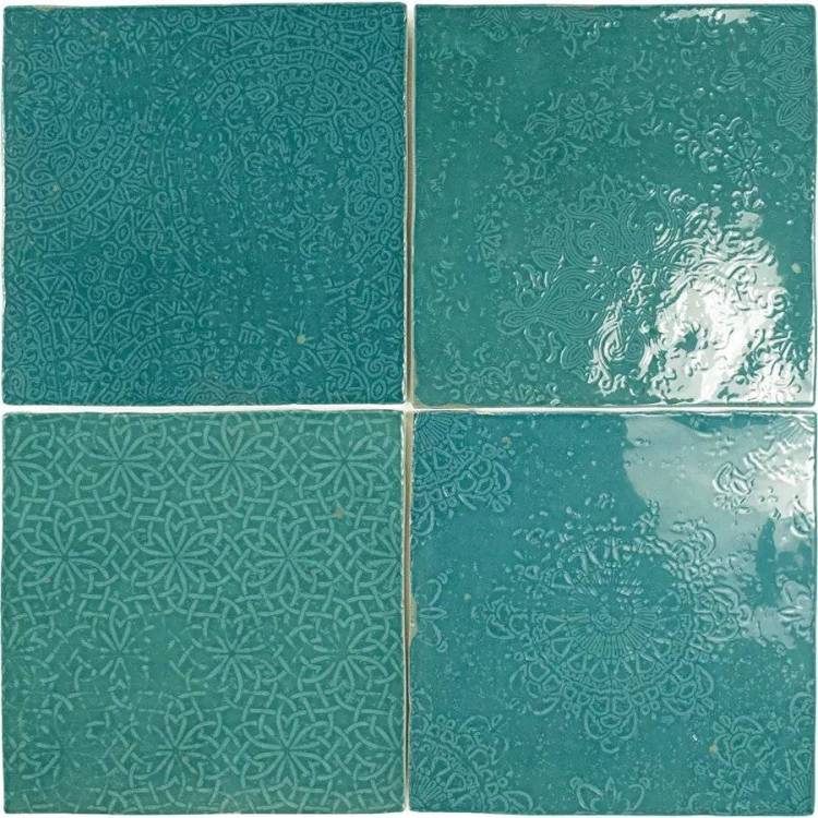 Керамическая плитка WOW Zellige 111361 Decor Turques 12.5x12.5