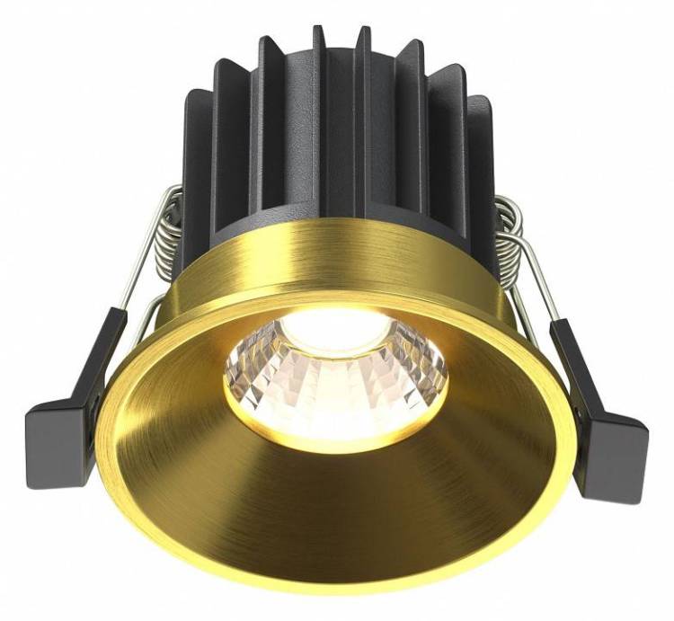 Встраиваемый светильник Maytoni Technical Round DL058-7W4K-BS