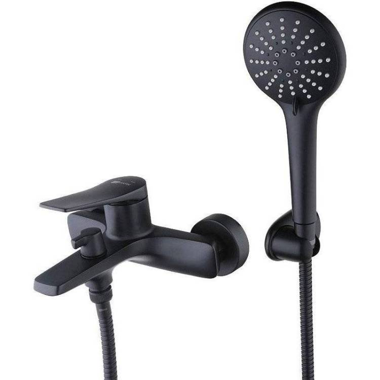 Смеситель для ванны Lemark Bronx LM3714BL черный