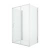 Душевое ограждение NEW TRENDY NEW CORRINA  130x80x195 K-0573 (хром)