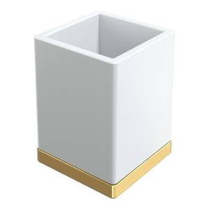 Стакан Boheme Qubic 10961-G Gold
