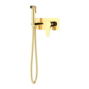 Гигиенический душ Teska Elsa Pro BTK6407 встраиваемый, со смесителем золото