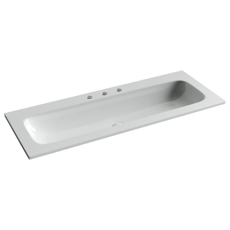 Раковина Ceramica Nova Grace CN7024 белый, 121x45.7