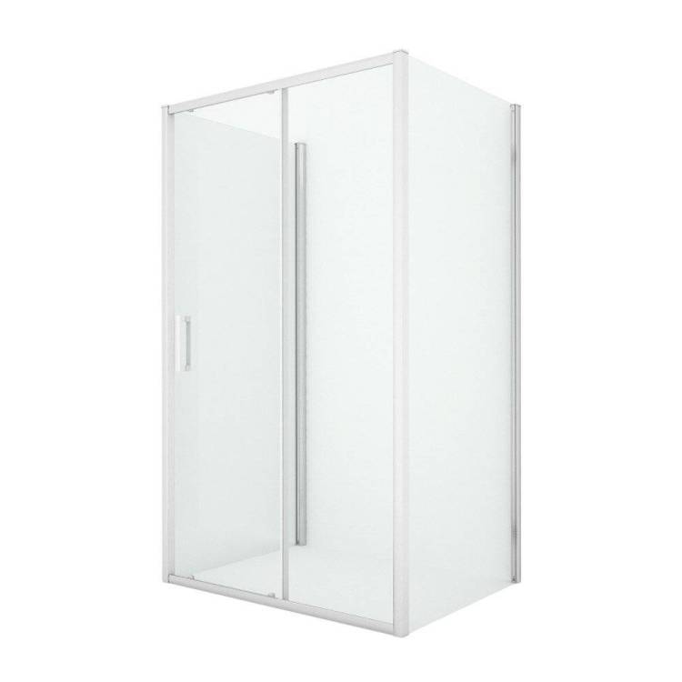 Душевое ограждение NEW TRENDY NEW CORRINA  130x80x195 K-0573 (хром)