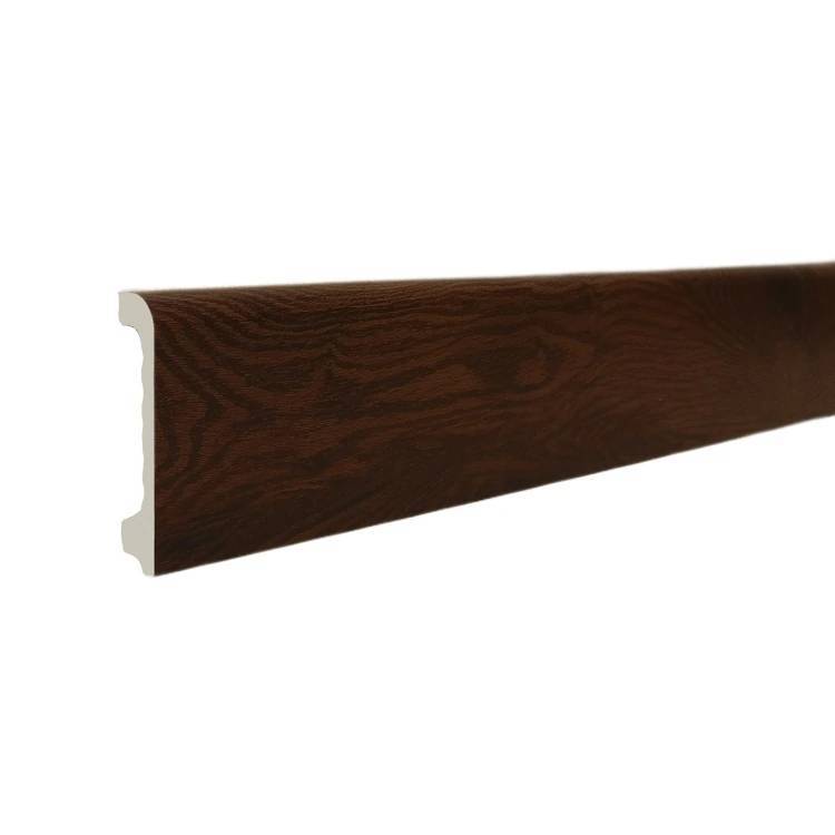 Напольный плинтус ТД Меридиан P2-133 гладкий 2400x80x15