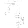 Смеситель для кухни Mixline Mlss 542377 черный фото 3