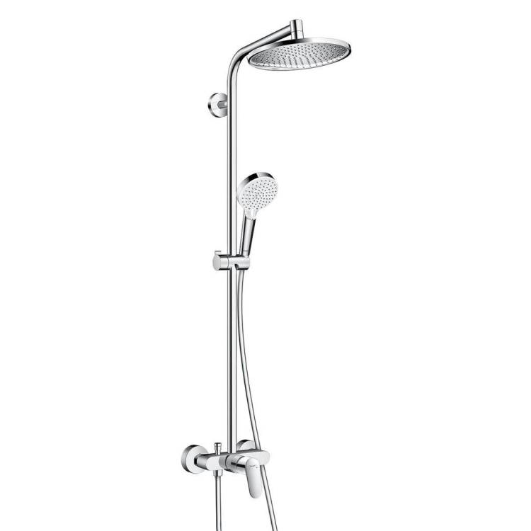 Душевая стойка Hansgrohe Crometta 27269000 S 240 1jet Showerpipe EcoSmart