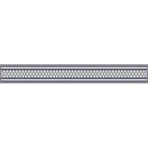 Бордюр Нефрит Керамика Эрмида 05-01-1-56-03-06-1020-2 Серый 40x5