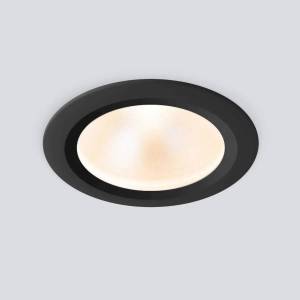 Уличный встраиваемый точечный светодиодный светильник Elektrostandard Light LED 3003 35128/U 3000K черный