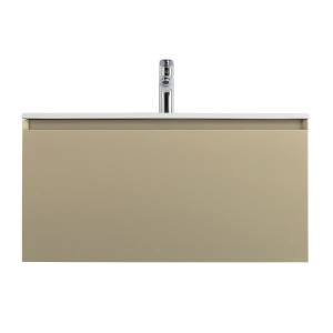 Тумба под раковину Art&Max Latina AM-Latina-800-1C-SO-BGM Серо-бежевый матовый, 80.5x46x40