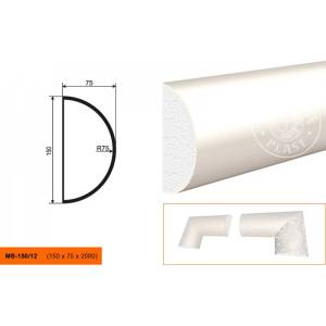Молдинг LepninaPlast МВ-150/12 200x7.5x15