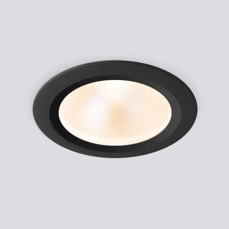 Уличный встраиваемый точечный светодиодный светильник Elektrostandard Light LED 3003 35128/U 3000K черный