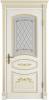 Межкомнатная дверь Владимирская Фабрика Дверей Adele Ivory PG стекло Art Cloud 800x2000