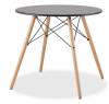 Стол обеденный Stool Group Eames DSW CHAD BLACK круглый черный 80x72 D=80